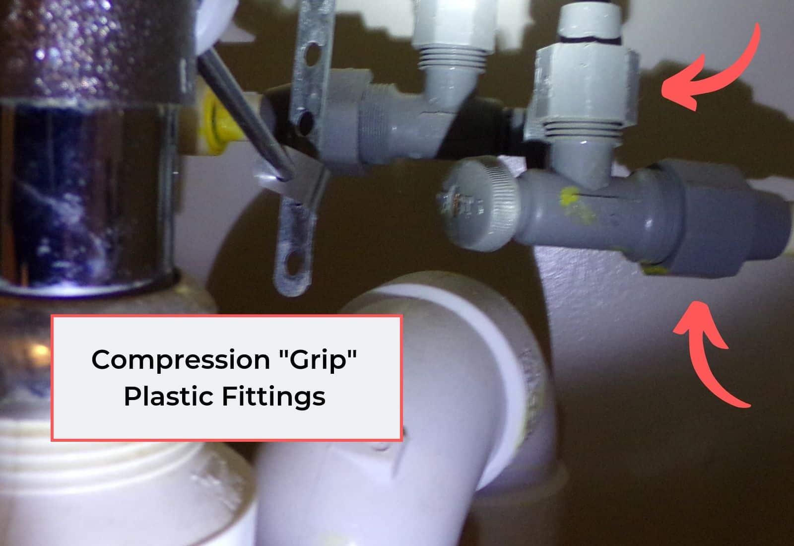 polybutylene piping with compression fittings polybutylene piping with compression fittings