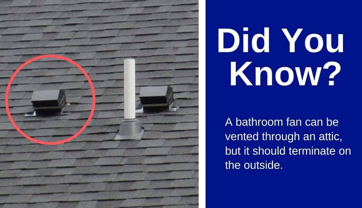 bath fan venting on roof (1)