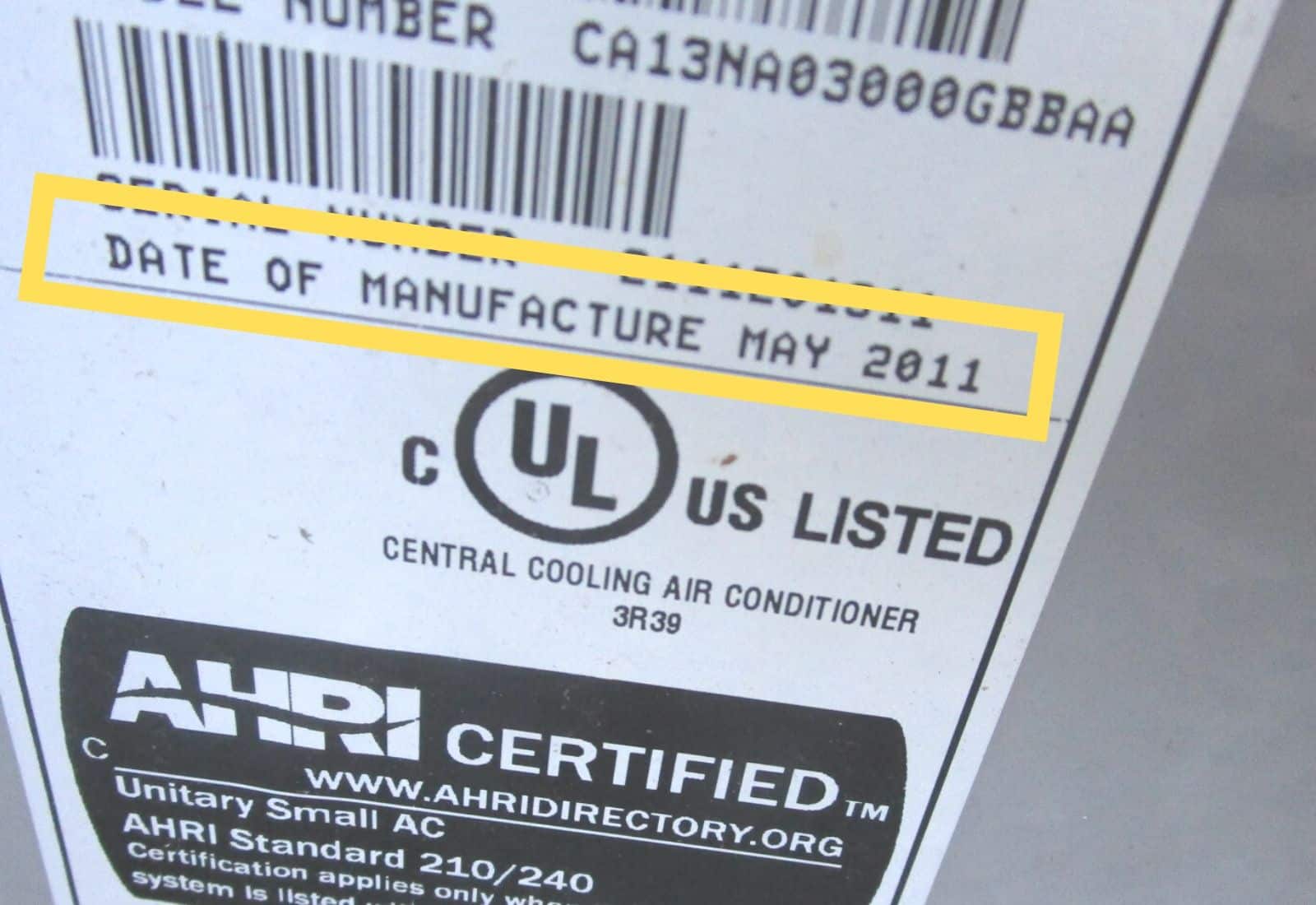 determine age of carrier a_c