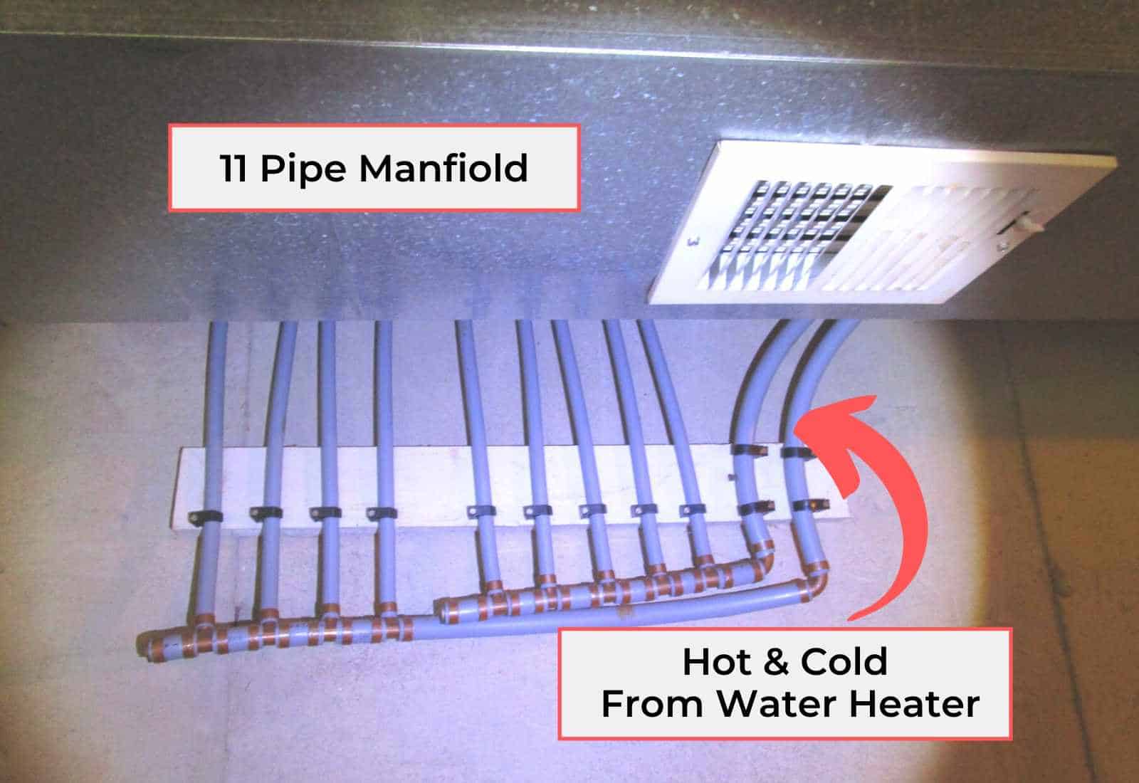 polybutylene pipe manifold system polybutylene pipe manifold system