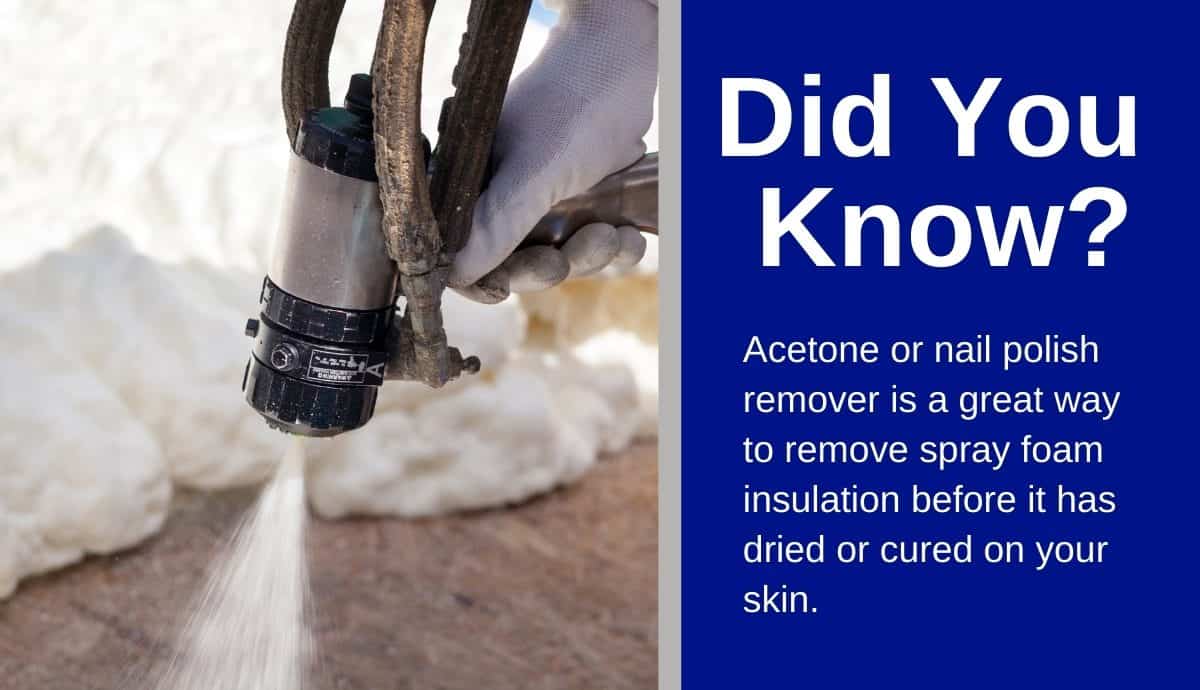 how to remove spray foam insulation from skin how to remove spray foam insulation from skin
