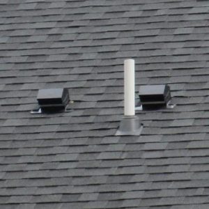 how to install a bathroom fan roof vent