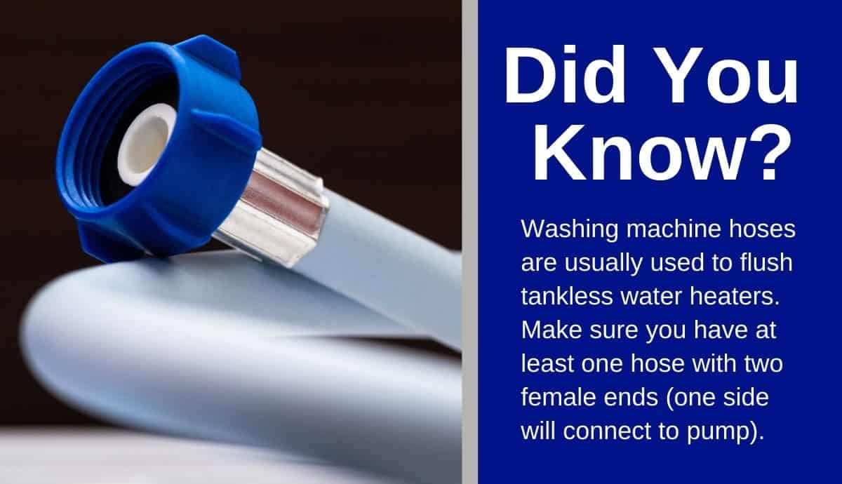 how to flush a tankless water heater how to flush a tankless water heater