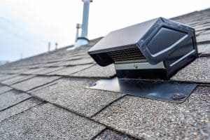 cleaning roof dryer vent