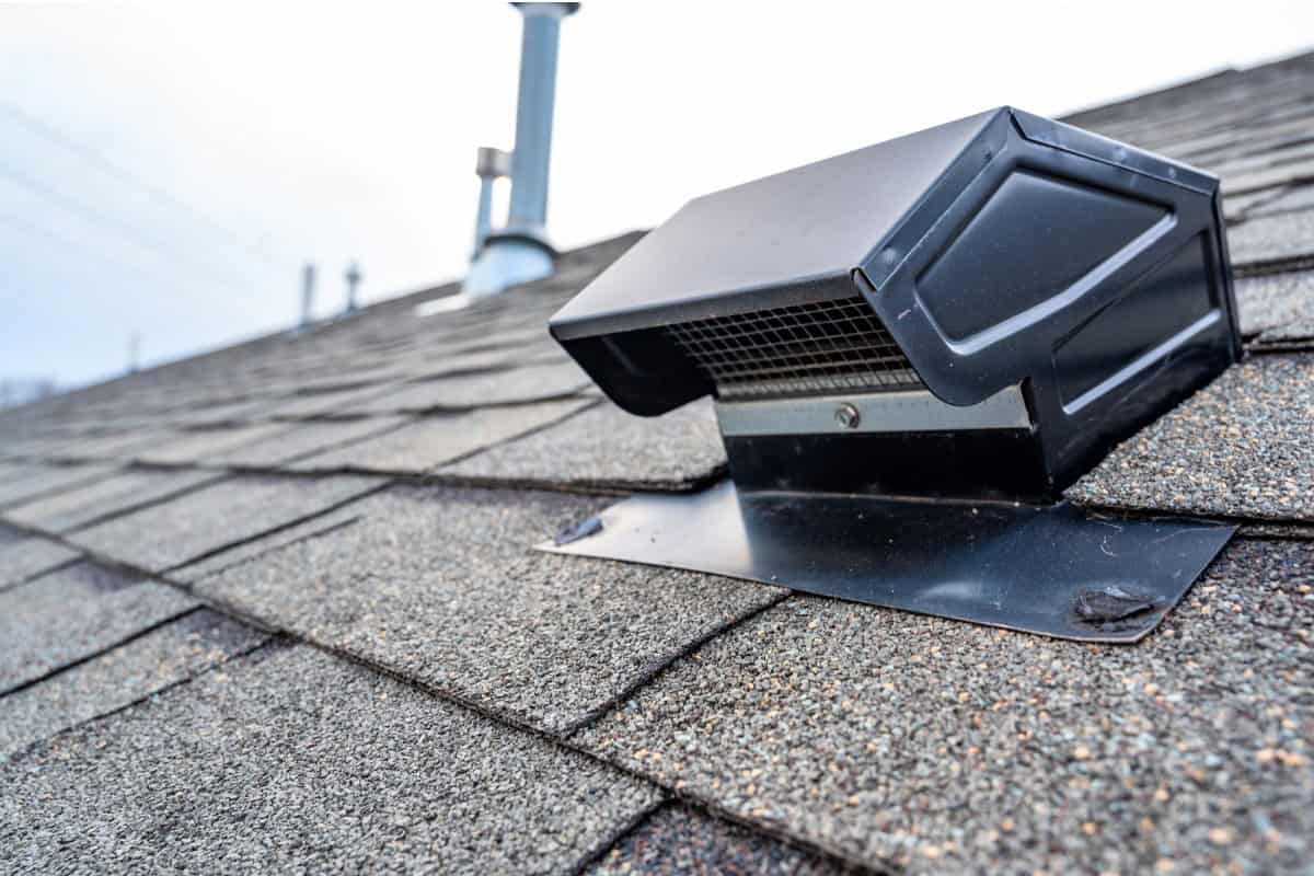 cleaning roof dryer vent