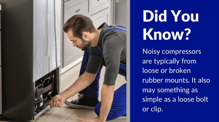 how to quiet a noisy refrigerator compressor (1) how to quiet a noisy refrigerator compressor (1)