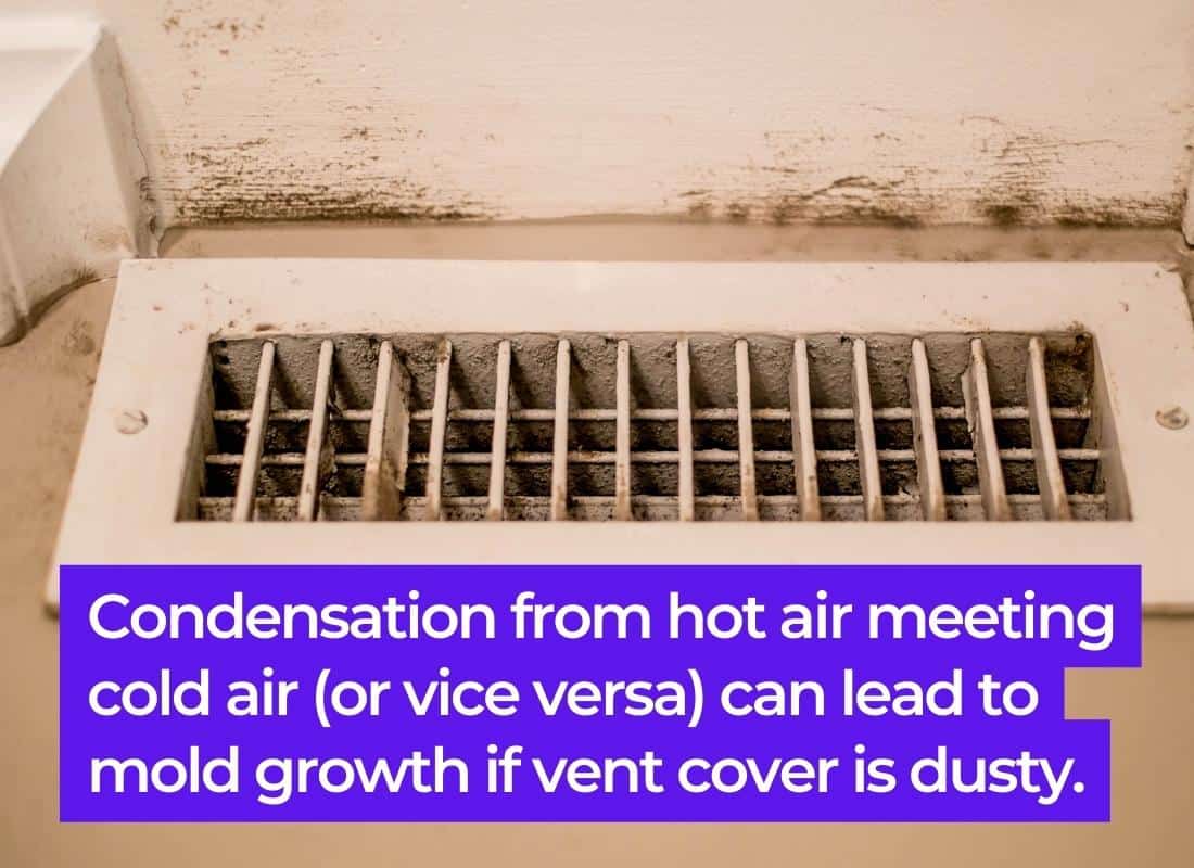 Signs of Black Mold In Air Vents (A/C Unit Symptoms?) 2