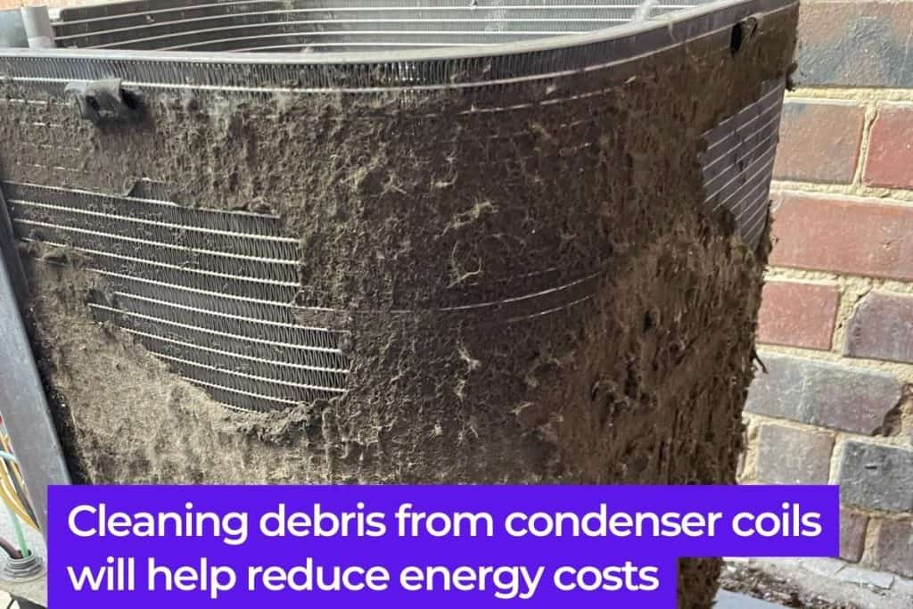 What Temperature To Set Air Conditioner in Summer? (How To Set AC) 4 dirty condenser coil