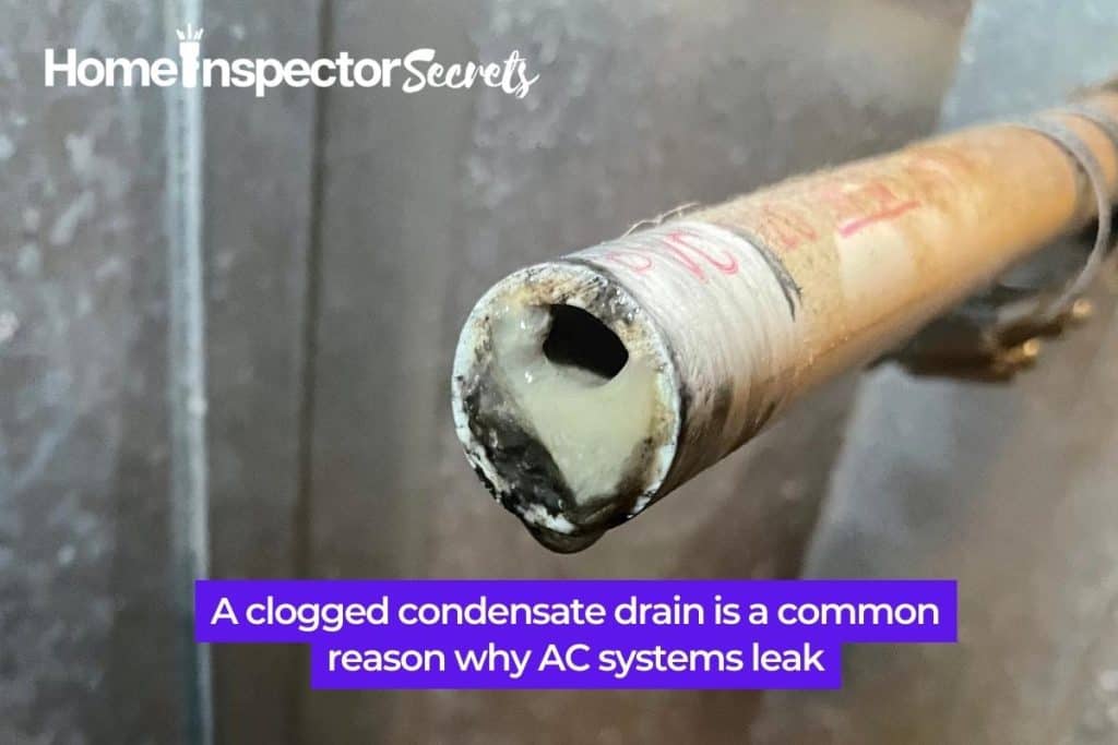 clogged condensate drain clogged condensate drain