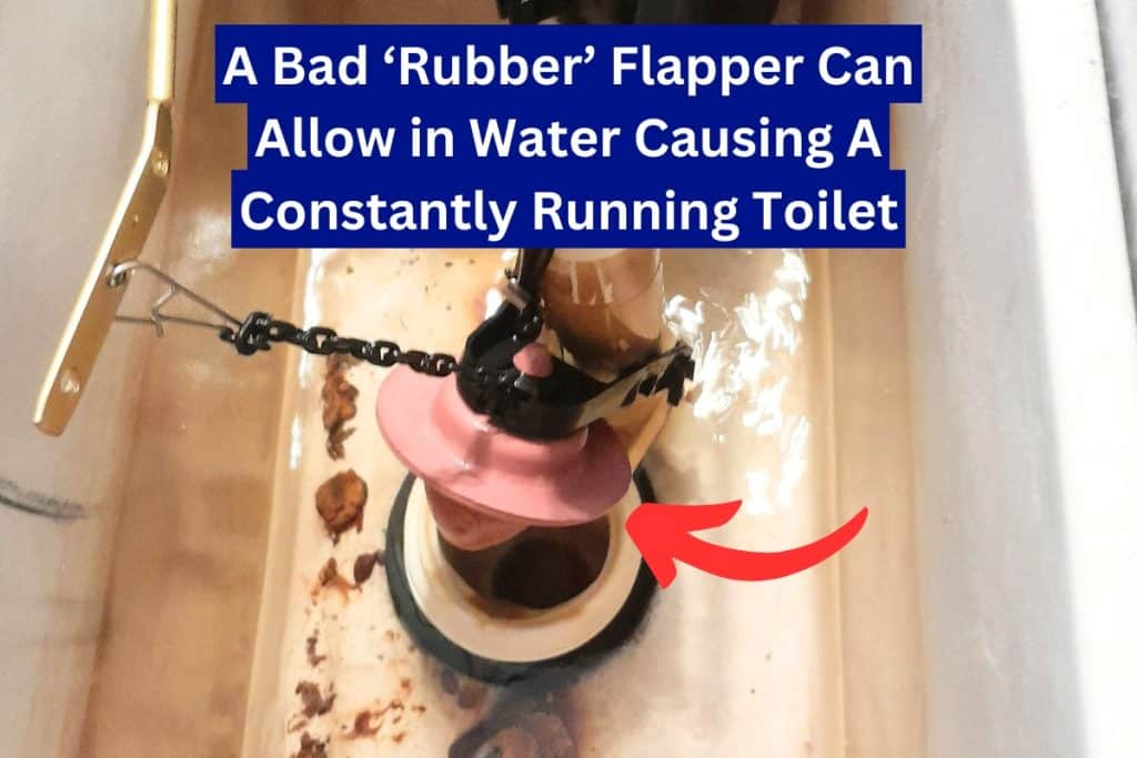 6 Ways To Fix A Running Toilet 2 bad flapper causing running toilet