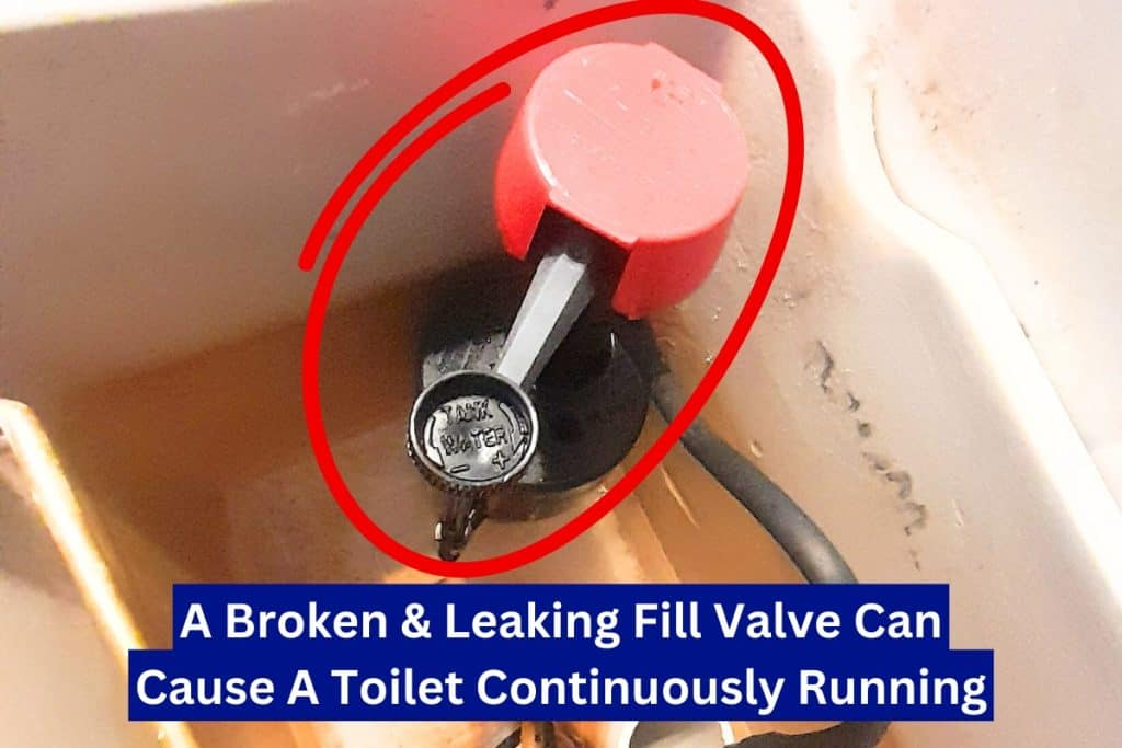 6 Ways To Fix A Running Toilet 5 broken fill valve constantly running toilet