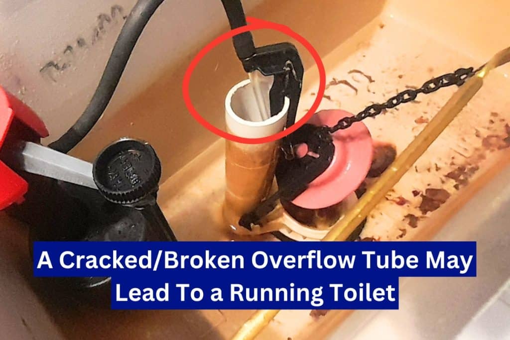 6 Ways To Fix A Running Toilet 6 faulty overflow tube leading to running toilet