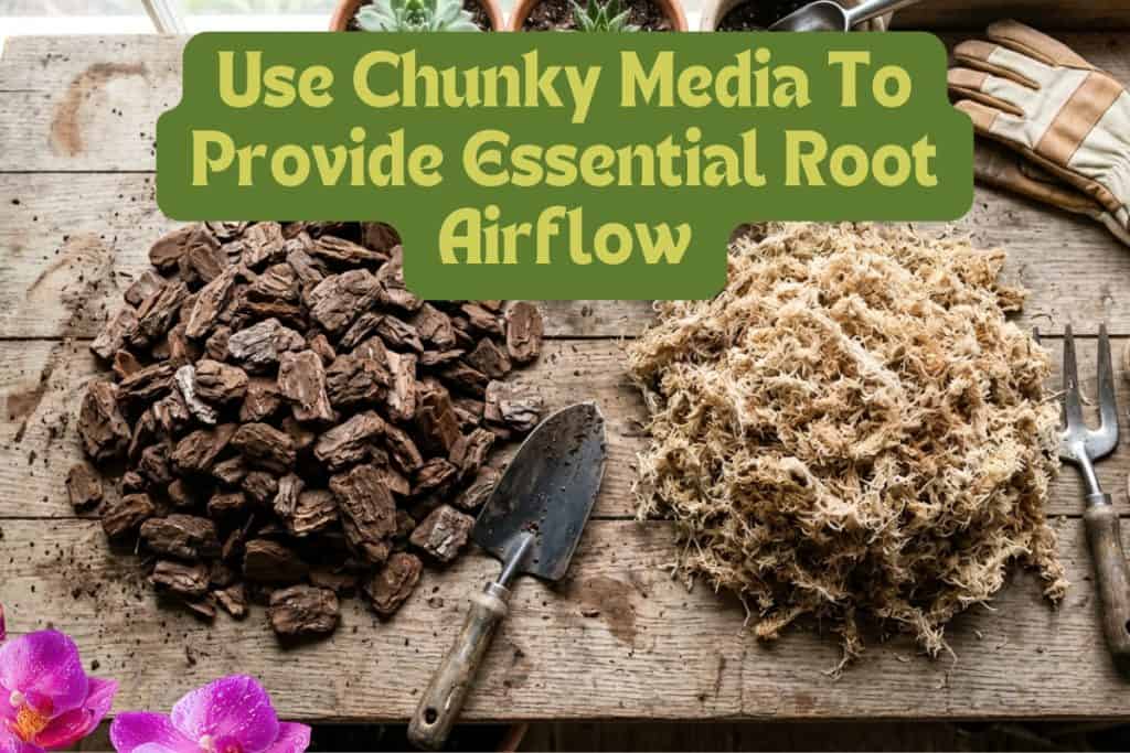 How to Care for Orchids So They Bloom Every Year 5 chunky media for orchids