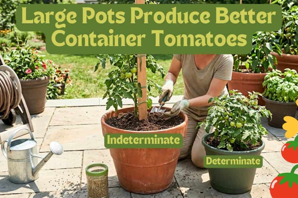 9 Simple Steps to Growing Professional-Quality Tomatoes at Home 4 large containers for tomato growing