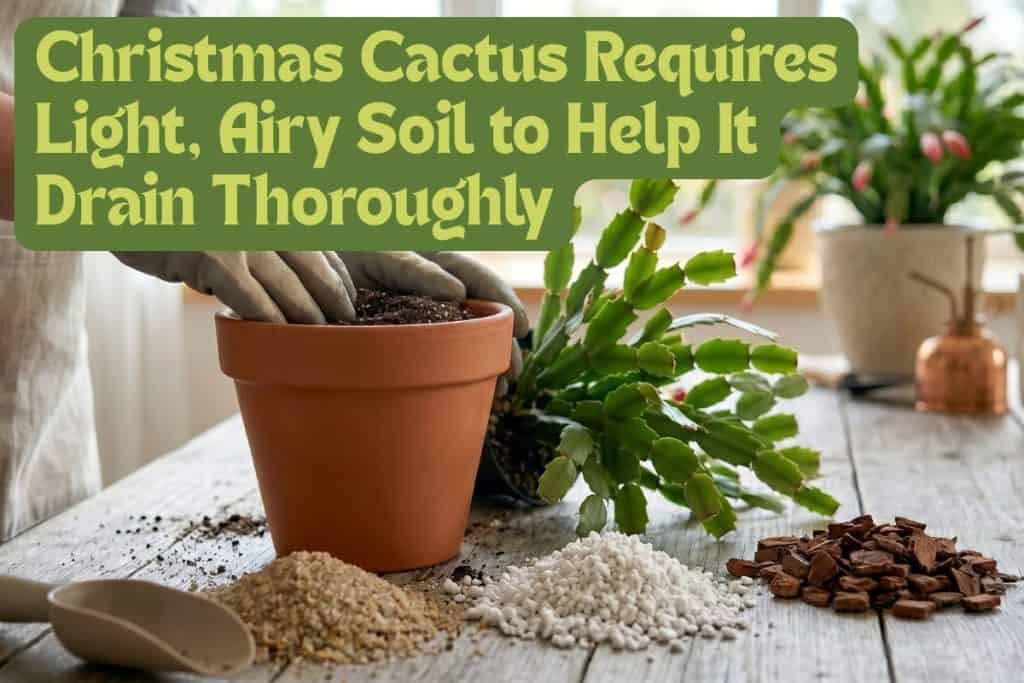 christmas cacti soil