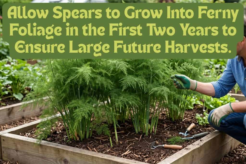 asparagus growth years 1 and 2