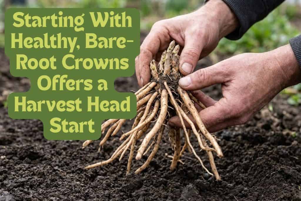 choose asparagus crowns or seeds