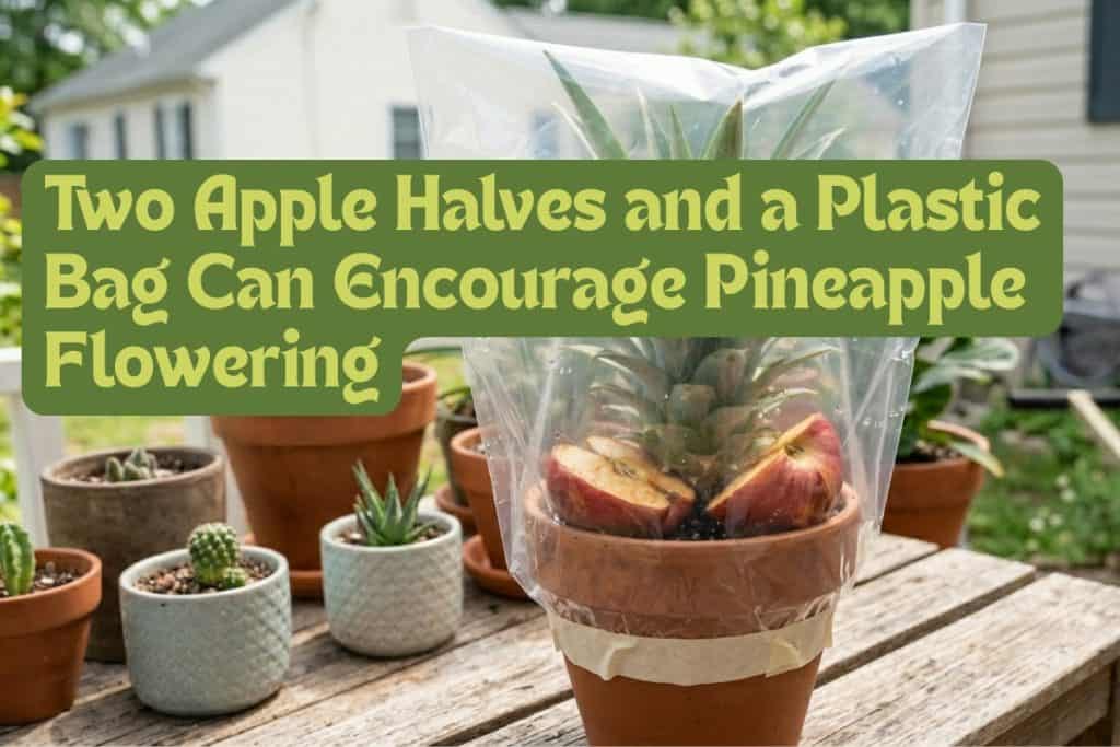 how to trigger pineapple flowering