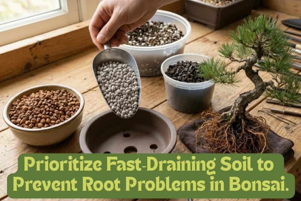 repotting bonsai tree