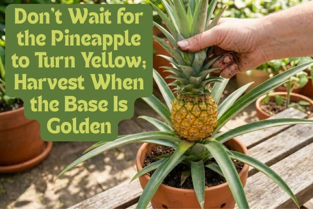when to harvest pineapples