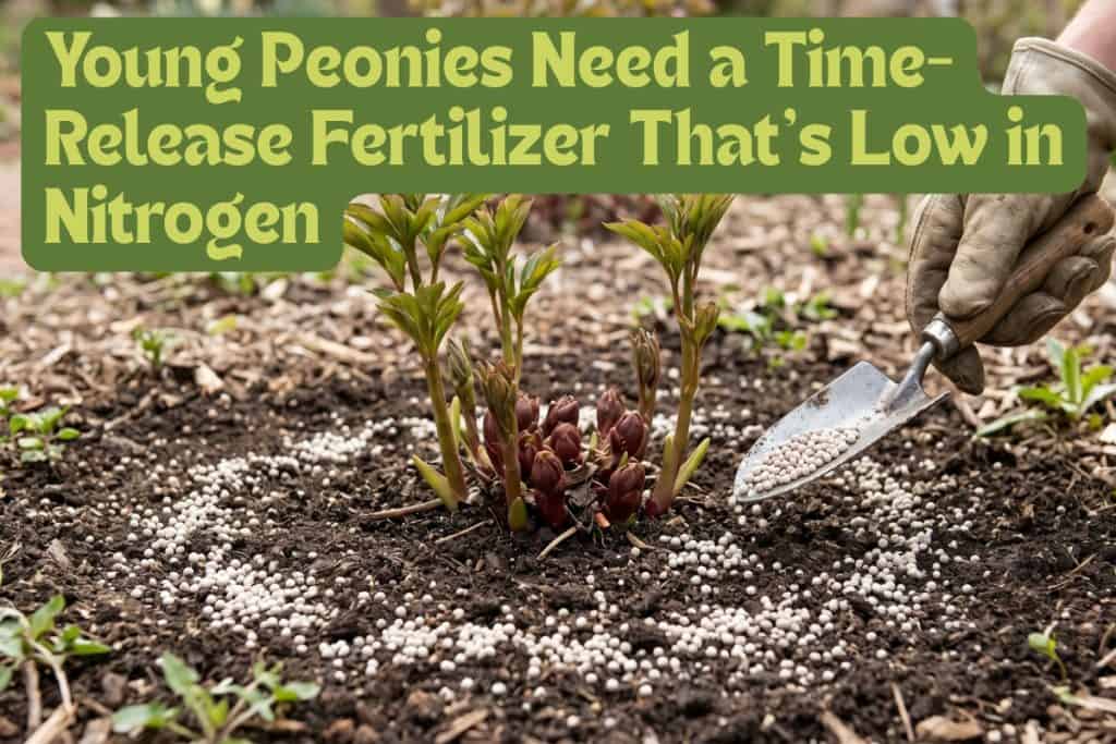 fertilize peonies