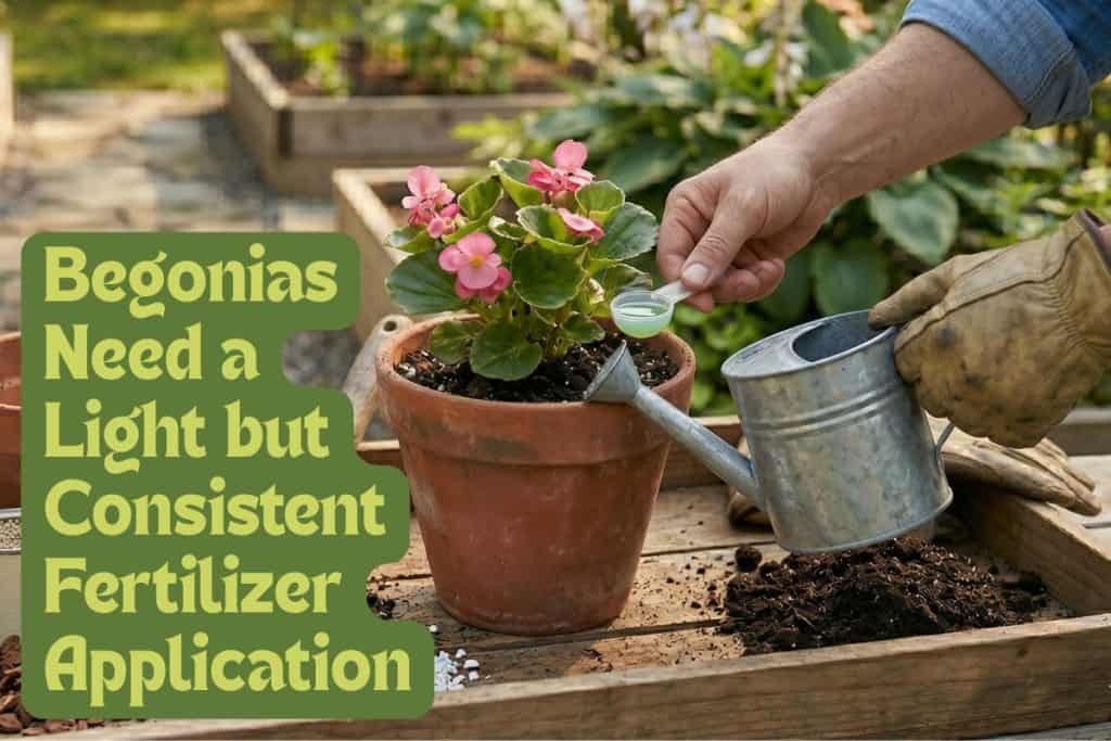 fertilizing begonias