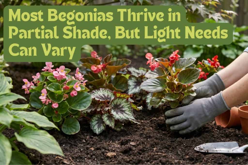 give begonias the right light