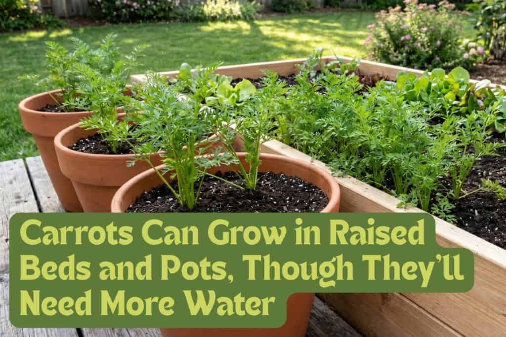 growing carrots in containers