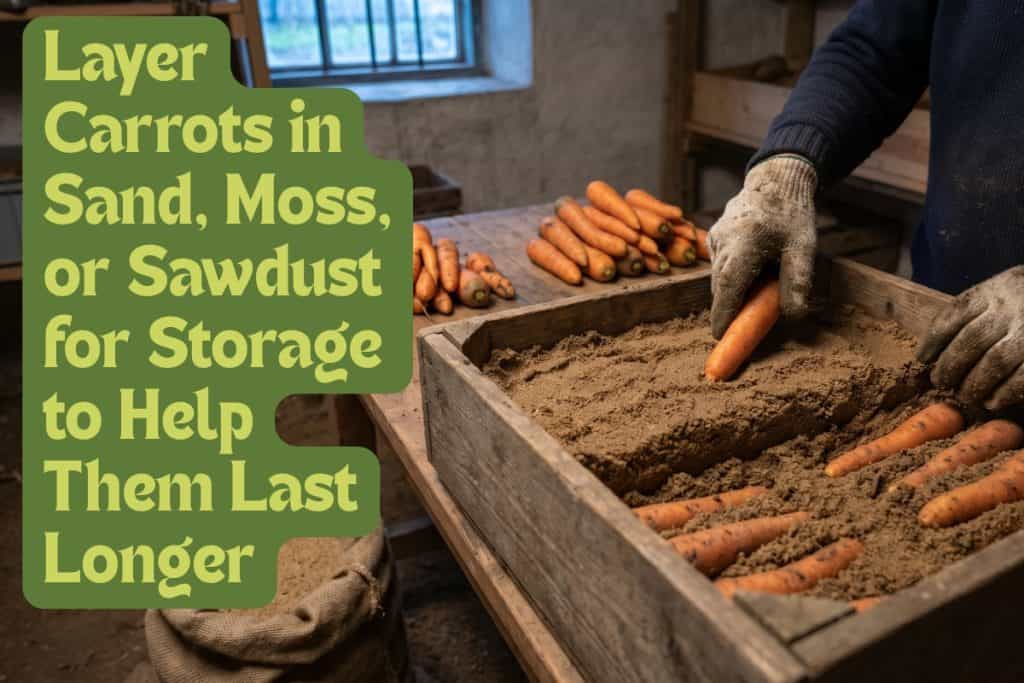 storing carrots