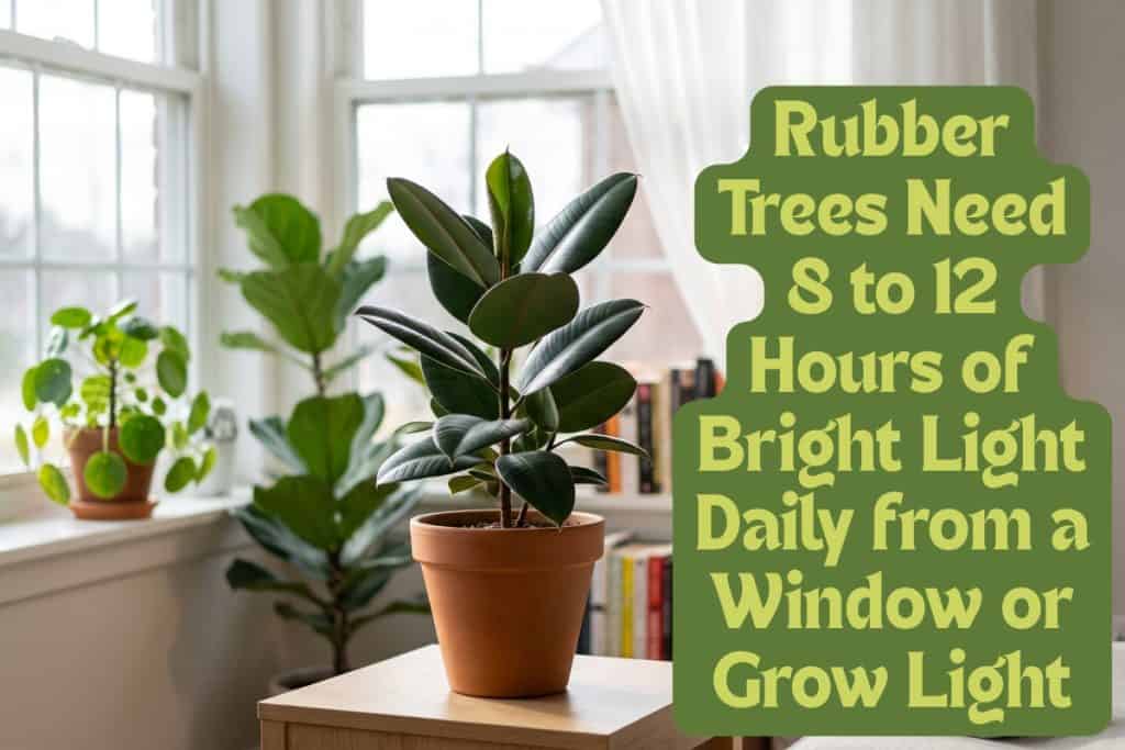 light for rubber trees