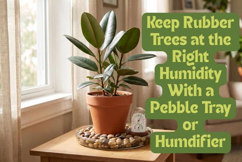 temperature and humidity for rubber trees